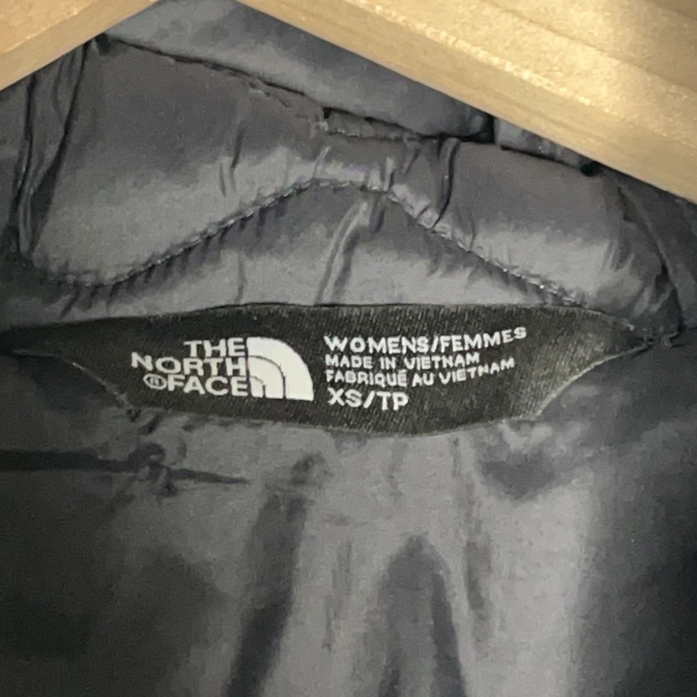 The North Face Thermoball Jacket Blue Glitch Geometric Puffer Womens XS Gorpcore - Picture 8 of 12